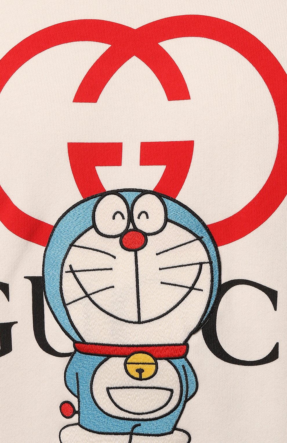 Хлопковый свитшот doraemon x gucci GUCCI кремового цвета по цене 141120 руб., арт. 617964 XJDIC, фото 5 Хлопковый свитшот doraemon x gucci GUCCI, арт. 617964 XJDIC, фото 5