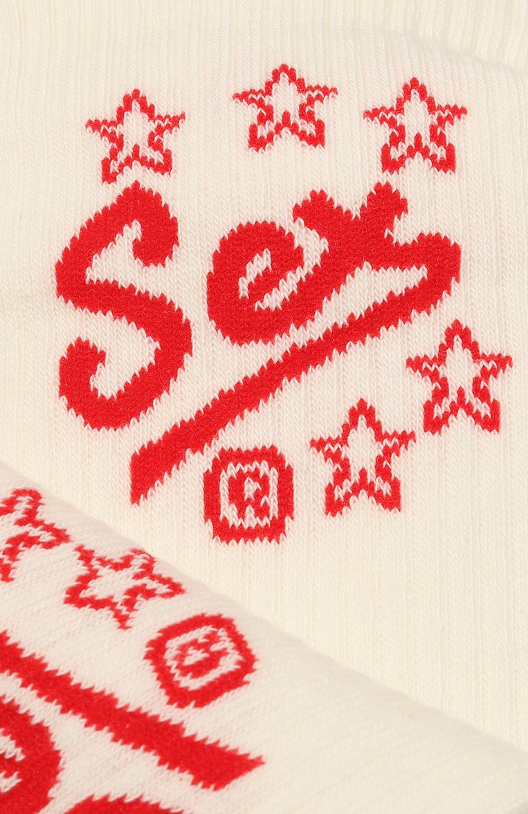 Хлопковые носки CARNE BOLLENTE, арт. SS24SK0201, фото 2