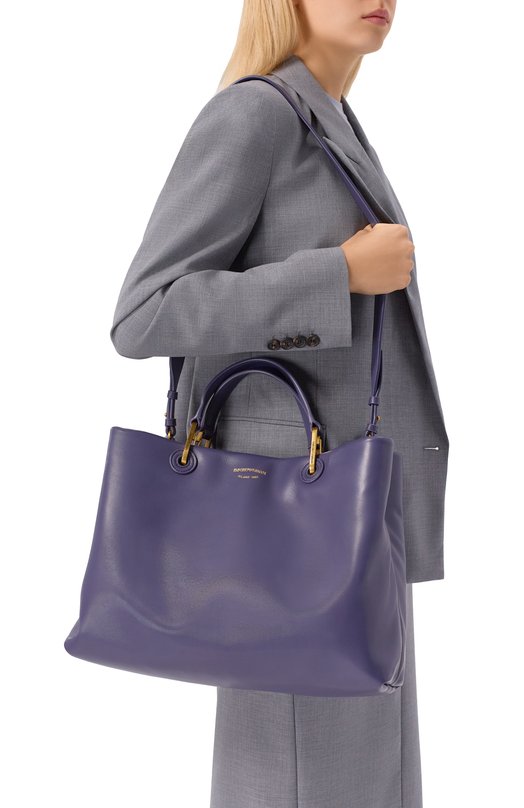 Сумка-тоут MyEA medium Emporio Armani EW000360/AF18673/UC001 Фиолетовый  EW000360/AF18673/UC001 Фото 2