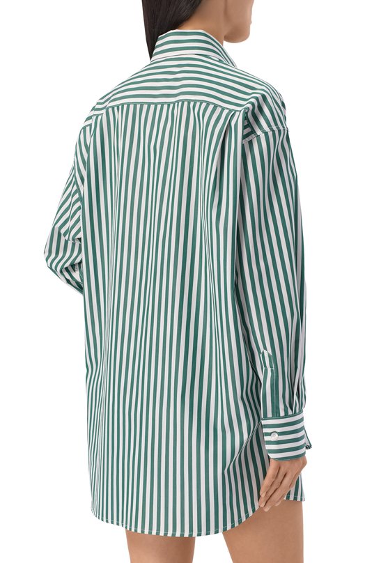 Хлопковая рубашка Paramidonna CR26VSSG-1 Зелёный  CR26VSSG-1 Фото 4