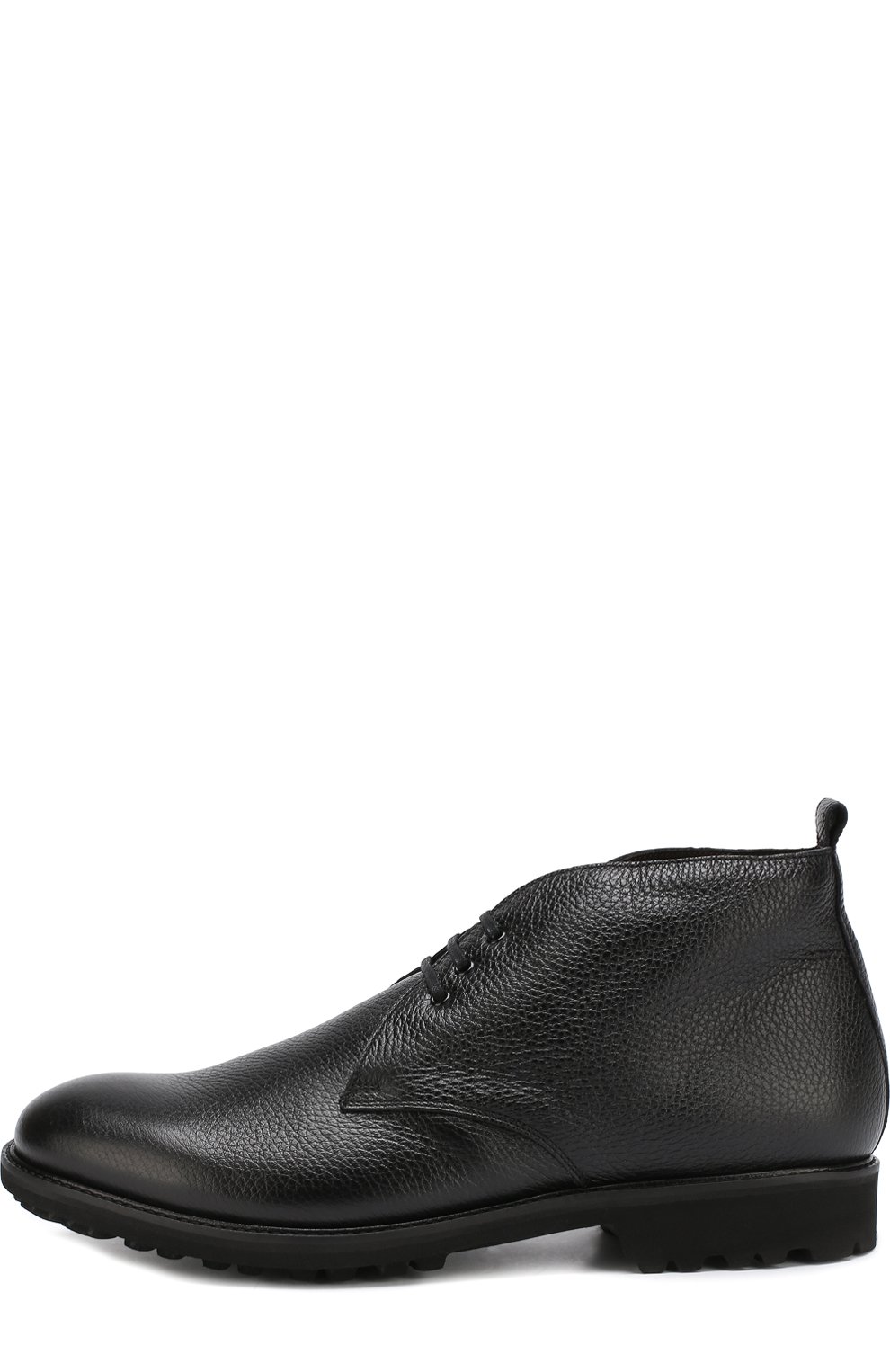 Кожаные ботинки на шнуровке с внутренней меховой отделкой CORNELIANI, арт. 82TM58-8820983, фото 3