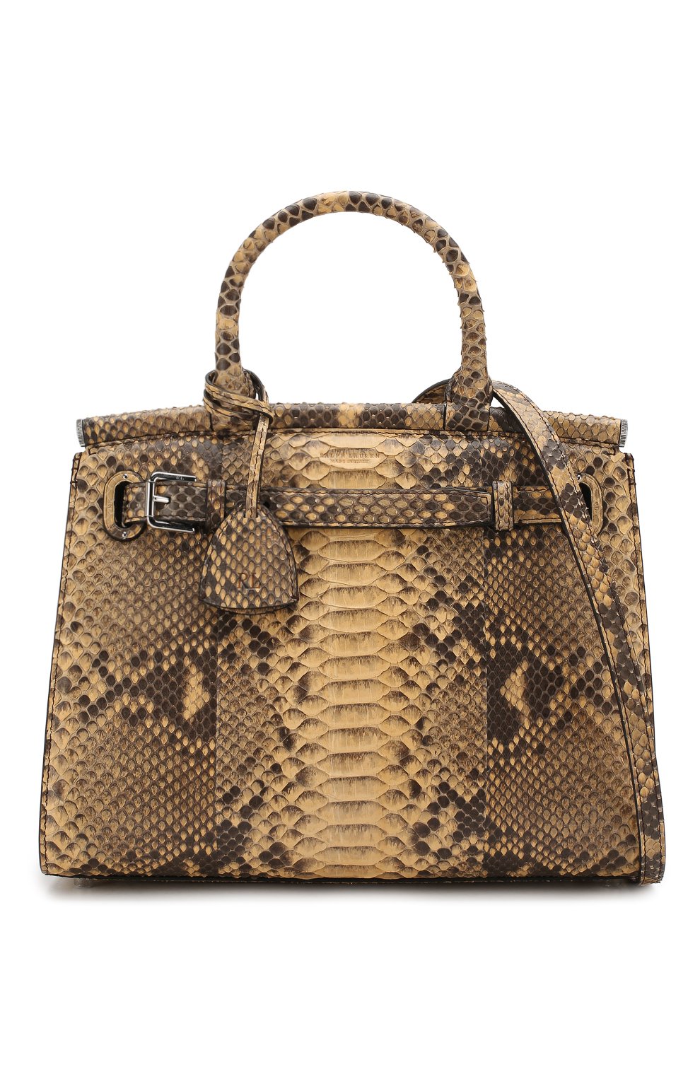 Сумка rl50 из кожи питона RALPH LAUREN бежевого цвета по цене 538500 руб., арт. 435769076/PRET, фото 6 Сумка rl50 из кожи питона RALPH LAUREN, арт. 435769076/PRET, фото 6