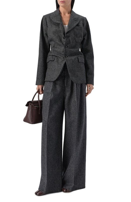 Шерстяной жакет Maison Margiela S29BN0412/M35569 Серый  S29BN0412/M35569 Фото 2