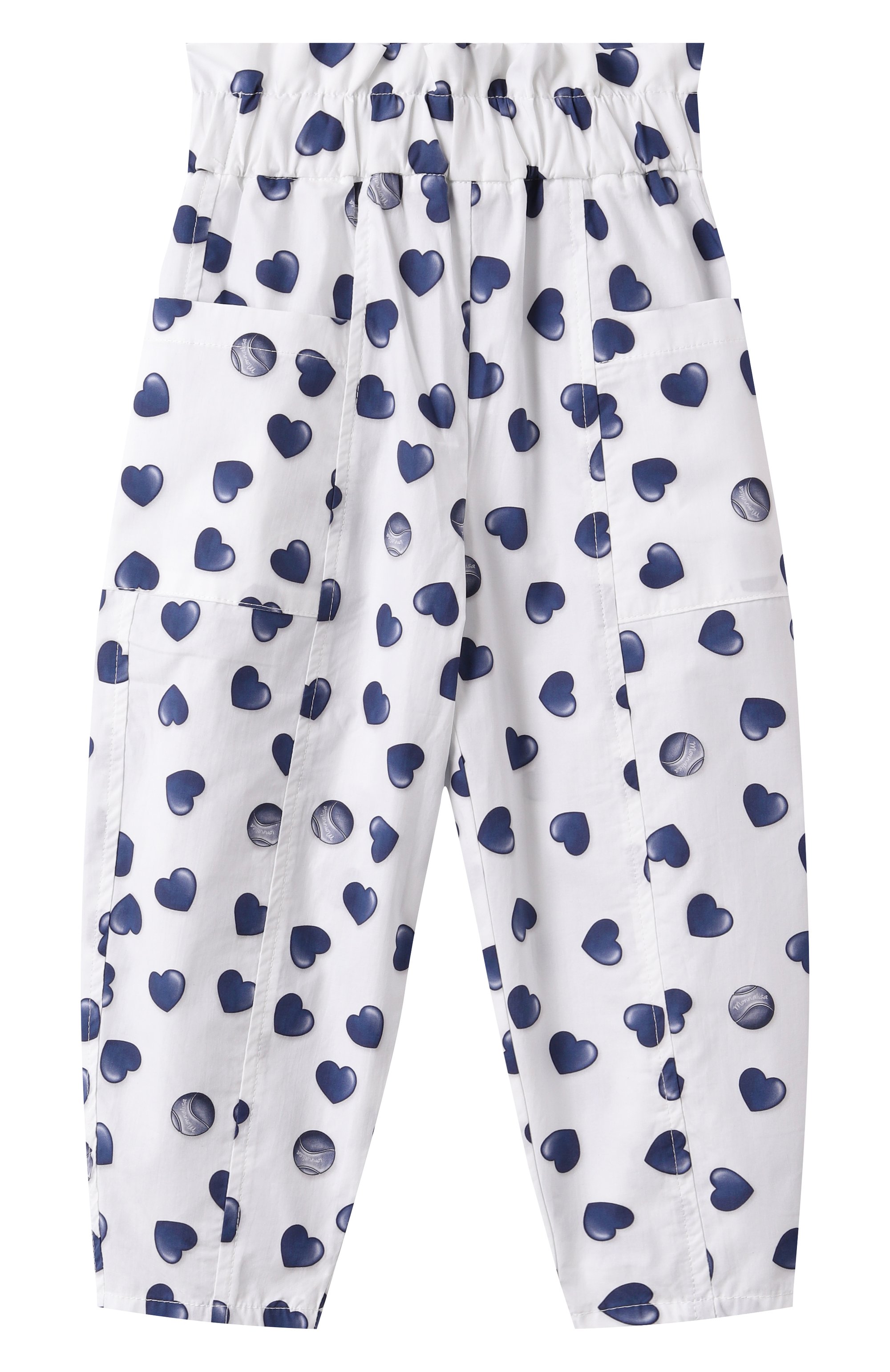 Хлопковые брюки MONNALISA, арт. 11E409, фото 1