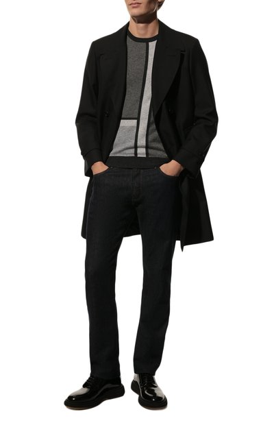 Кашемировый джемпер IL BORGO CASHMERE темно-серого цвета по цене 83150 руб., арт. 58-180-M0DG0, фото 2 Кашемировый джемпер IL BORGO CASHMERE, арт. 58-180-M0DG0, фото 2