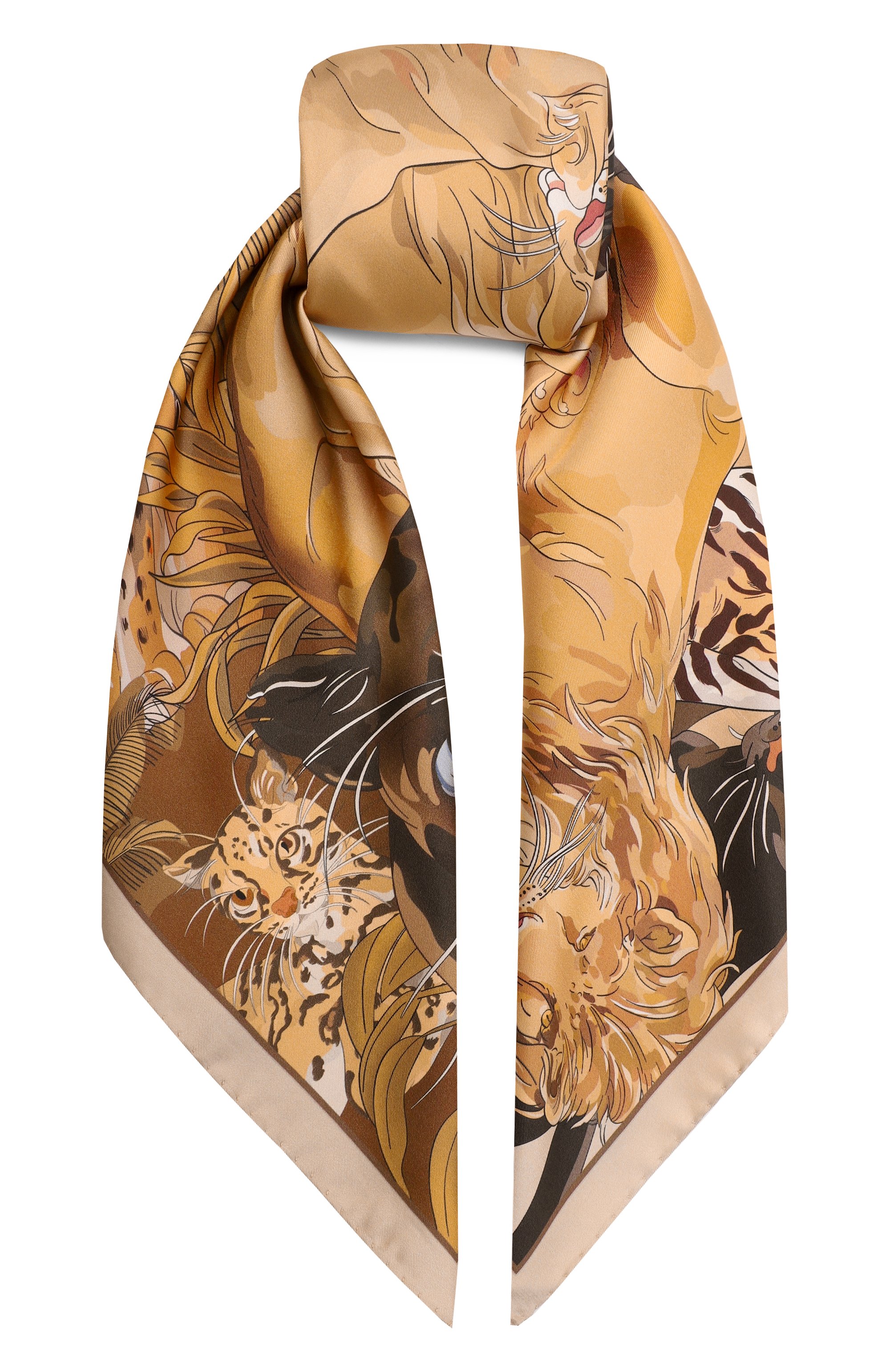 Шелковый платок panthera domestica RADICAL CHIC, арт. 721381.07.02DP, фото 1