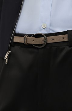 Замшевый ремень BRUNELLO CUCINELLI, арт. M0DELC140, фото 2