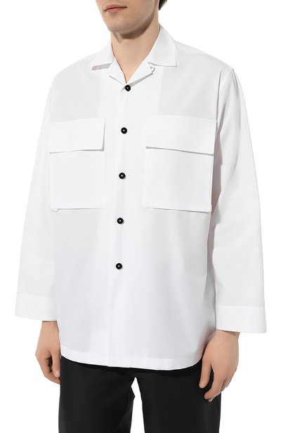 Хлопковая рубашка JIL SANDER, арт. J47DL0144/J45127, фото 3