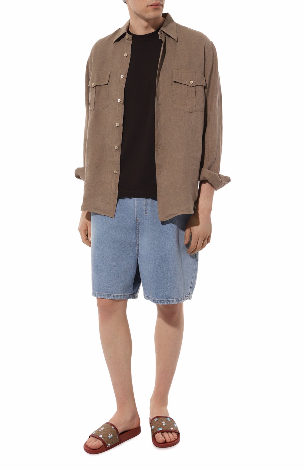 Шлепанцы doraemon x gucci GUCCI, арт. 655026 2TU20, фото 2