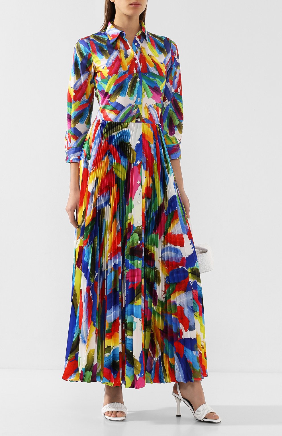 Платье-макси SARA ROKA разноцветного цвета по цене 93300 руб., арт. T0SCA105/37-SS2030, фото 2 Платье-макси SARA ROKA, арт. T0SCA105/37-SS2030, фото 2