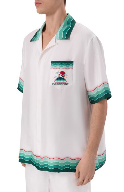Шелковая рубашка CASABLANCA, арт. MPF25-SH-003-05, фото 3