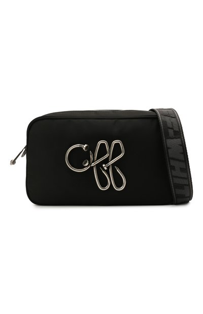 Текстильная сумка OFF-WHITE черного цвета по цене 133500 руб., арт. 0MNN017S21FAB001, фото 5 Текстильная сумка OFF-WHITE, арт. 0MNN017S21FAB001, фото 5