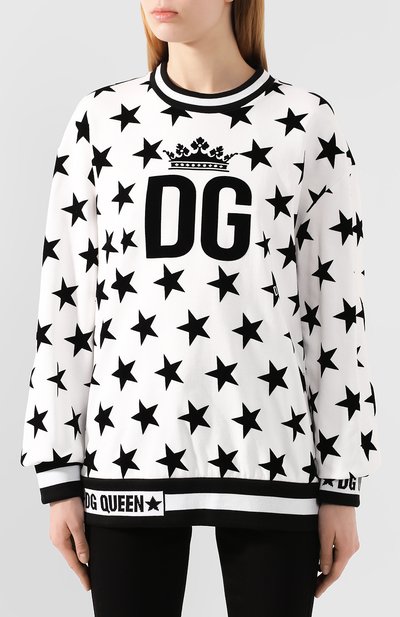 Хлопковый свитшот DOLCE & GABBANA, арт. F9G38Z/G7TRJ, фото 3