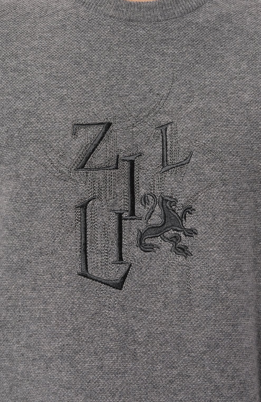 Джемпер из шерсти и кашемира ZILLI серого цвета по цене 99500 руб., арт. KRN001M0220VZF000, фото 5 Джемпер из шерсти и кашемира ZILLI, арт. KRN001M0220VZF000, фото 5