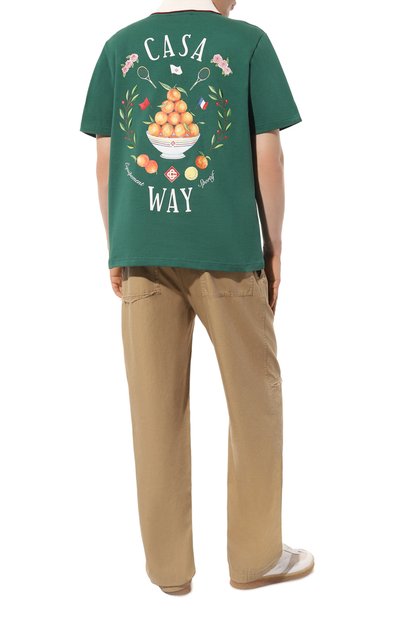 Хлопковая футболка CASABLANCA, арт. MPS24-JTS-001-07, фото 2