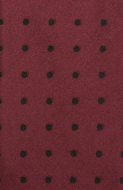Шелковый галстук DOLCE & GABBANA бордового цвета по цене 23450 руб., арт. GT149E/G0JFY, фото 3 Шелковый галстук DOLCE & GABBANA, арт. GT149E/G0JFY, фото 3