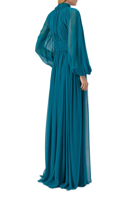 Шелковое платье Zuhair Murad FDR25019/CHSI028 Синий  FDR25019/CHSI028 Фото 3