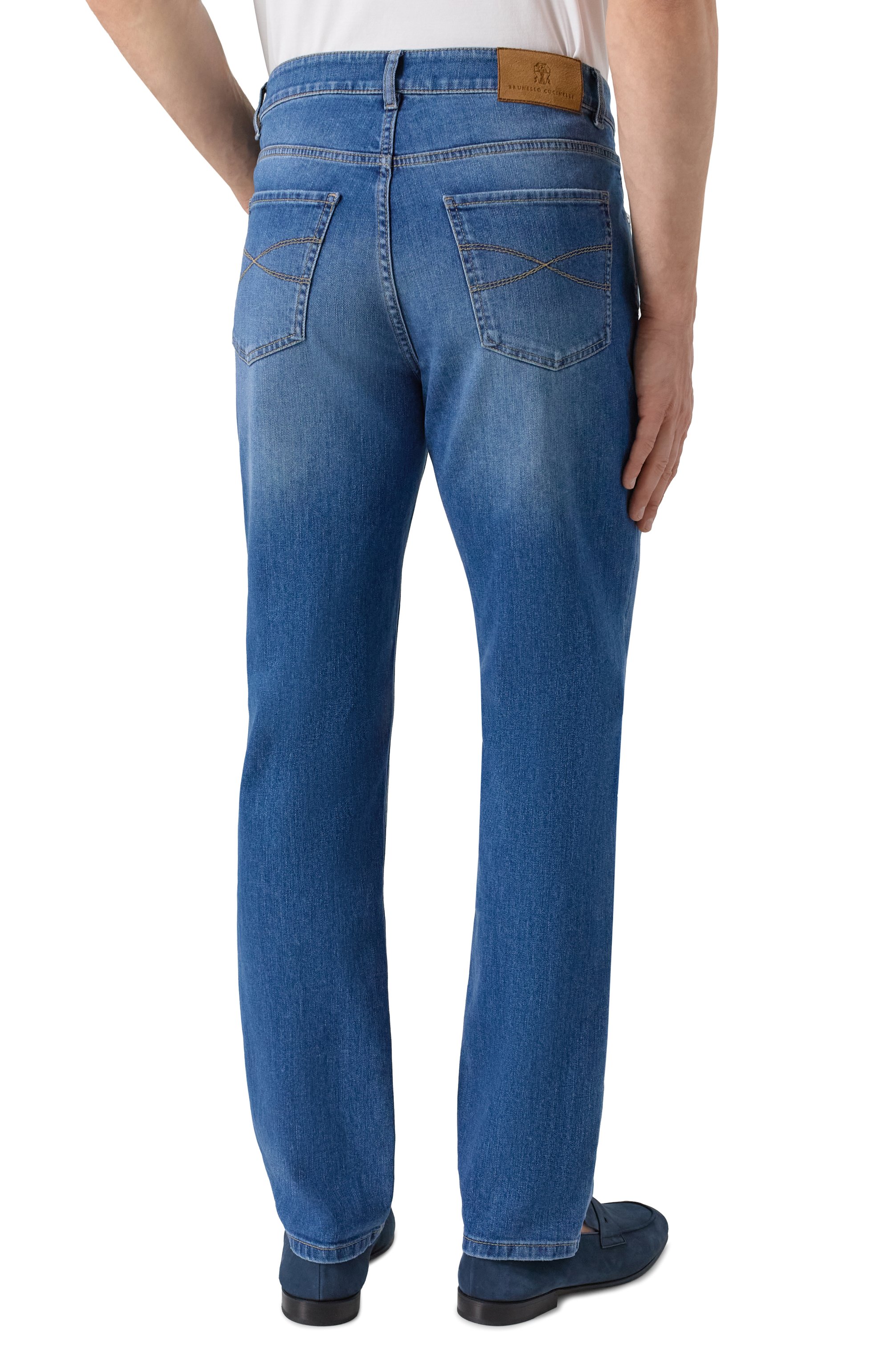 Джинсы traditional fit BRUNELLO CUCINELLI, арт. M283PB3210, фото 4