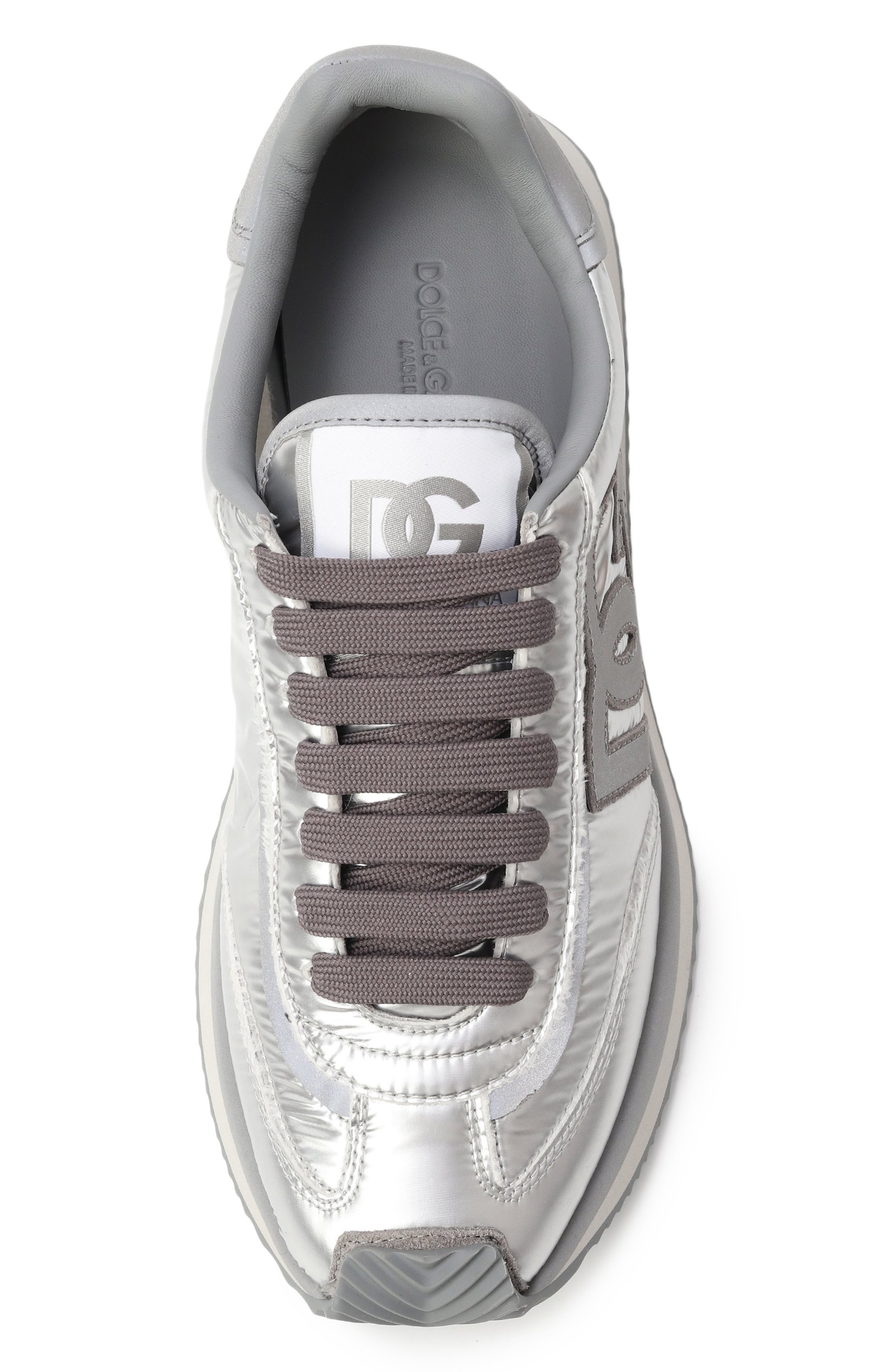 Текстильные кроссовки dg cushion DOLCE & GABBANA, арт. CK2288/AE474, фото 6