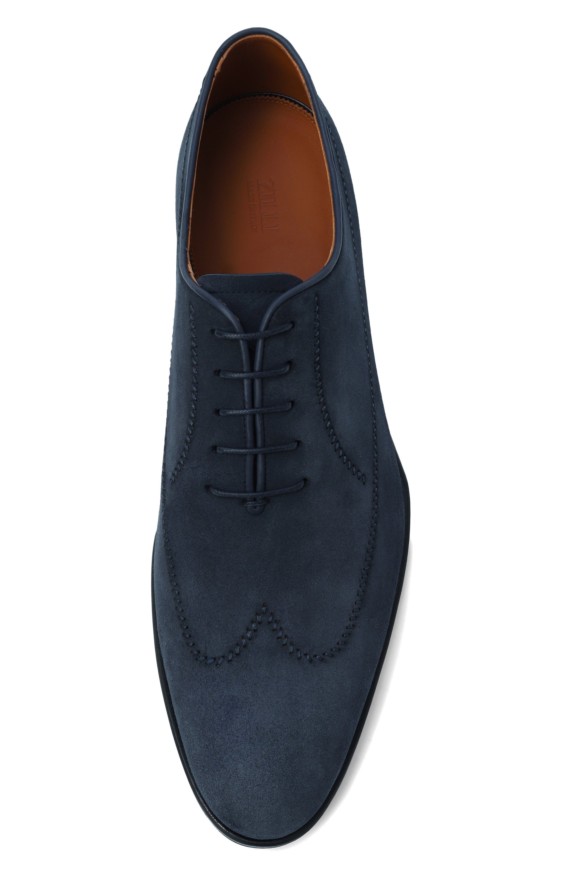 Замшевые оксфорды ZILLI, арт. H0124AM1107VLSW03, фото 6