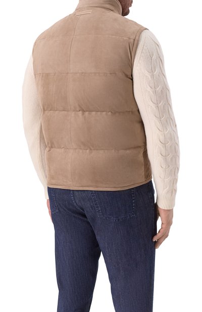 Замшевый жилет ZEGNA, арт. E184/UEPVMA8, фото 4