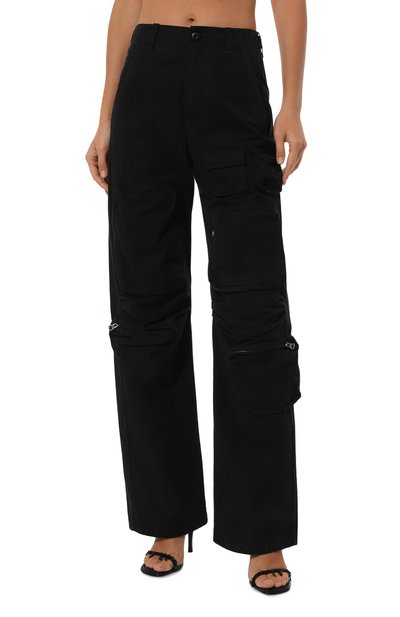 Хлопковые брюки-карго MM6, арт. S52KA0504/M35148, фото 3