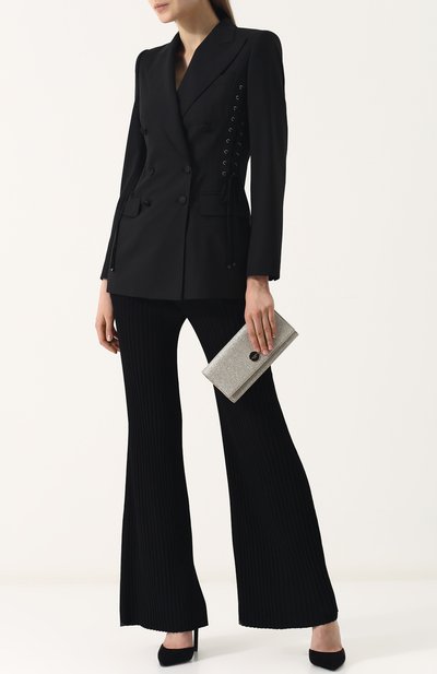 Однотонный двубортный жакет со шнуровкой DOLCE & GABBANA, арт. F293KT/FUBEH, фото 2