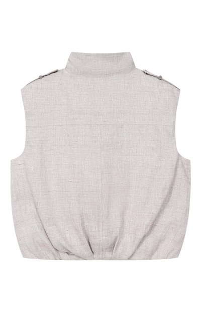 Льняной жилет BRUNELLO CUCINELLI, арт. BL104J032C, фото 2