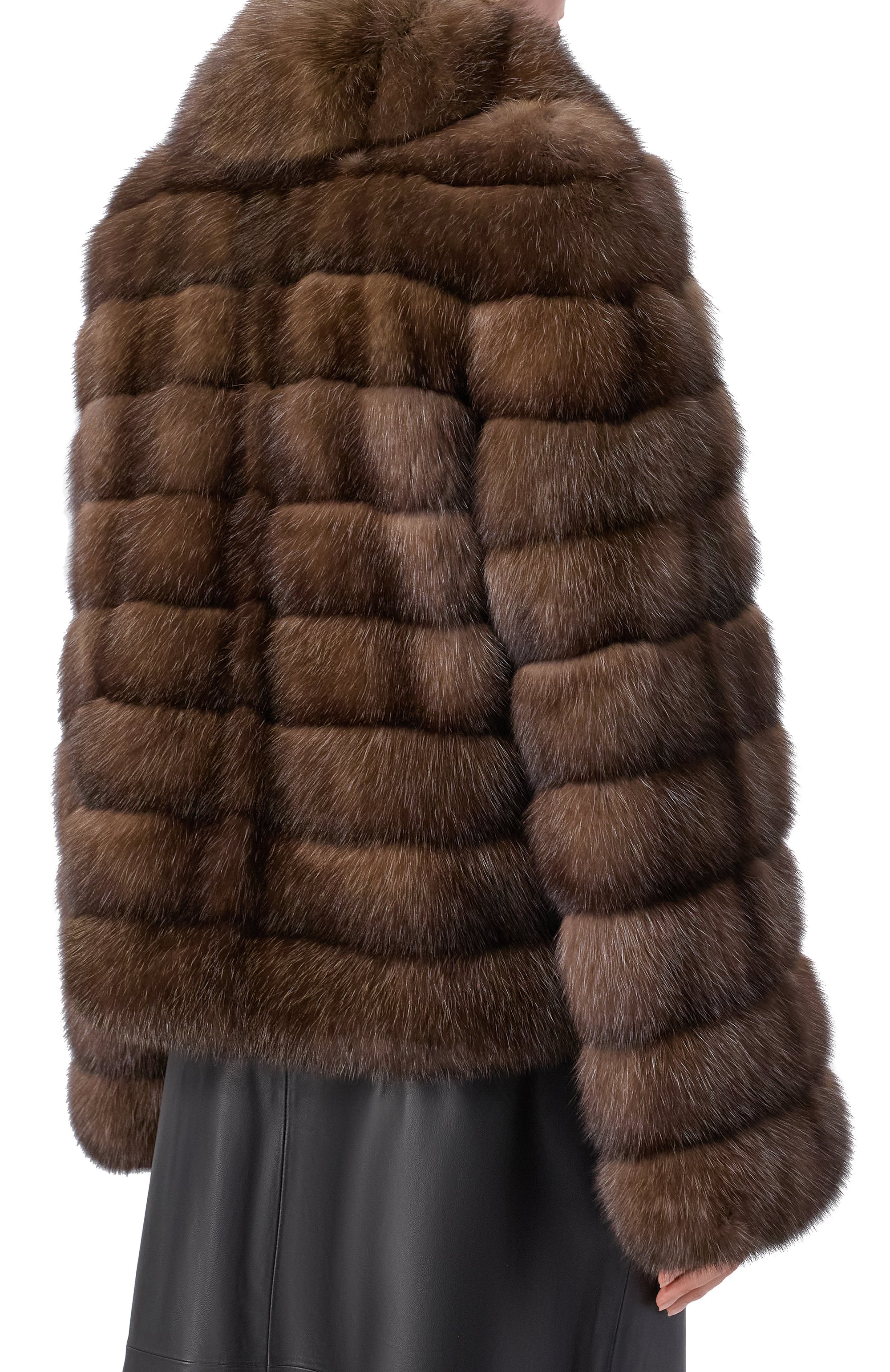 Шуба из соболя РУССКИЙ МЕХ, арт. 90 РМ, фото 4