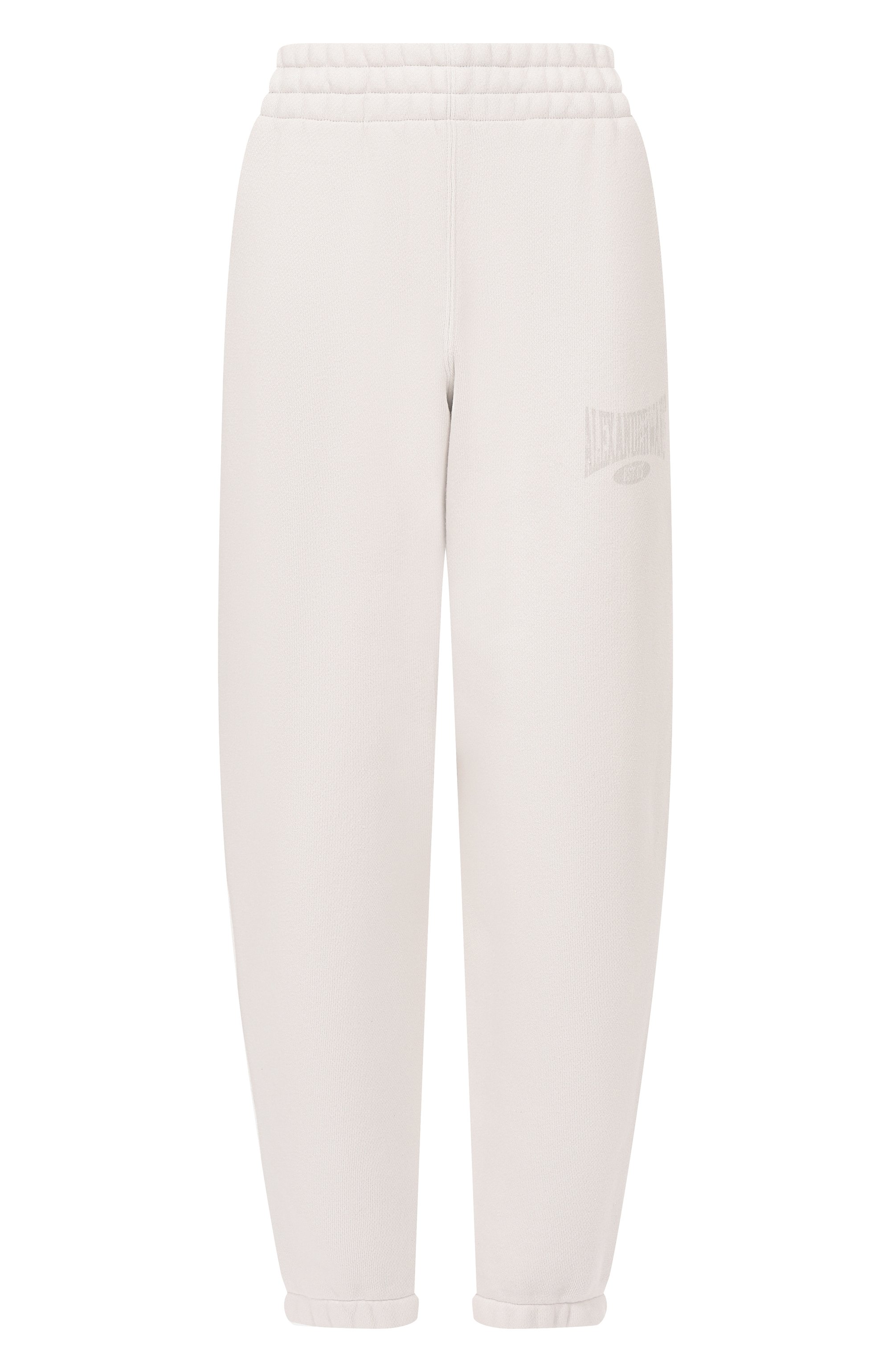 Хлопковые джоггеры ALEXANDERWANG.T молочного цвета по цене 49700 руб., арт. 4CC2254420, фото 1 Хлопковые джоггеры ALEXANDERWANG.T, арт. 4CC2254420, фото 1