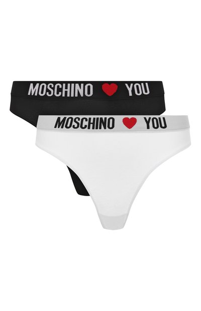 Женские комплект из двух трусов-слипов MOSCHINO, арт. V1310/4402