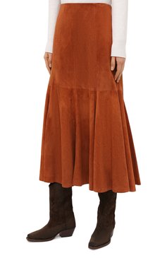 Замшевая юбка GABRIELA HEARST, арт. 120318 L009, фото 3