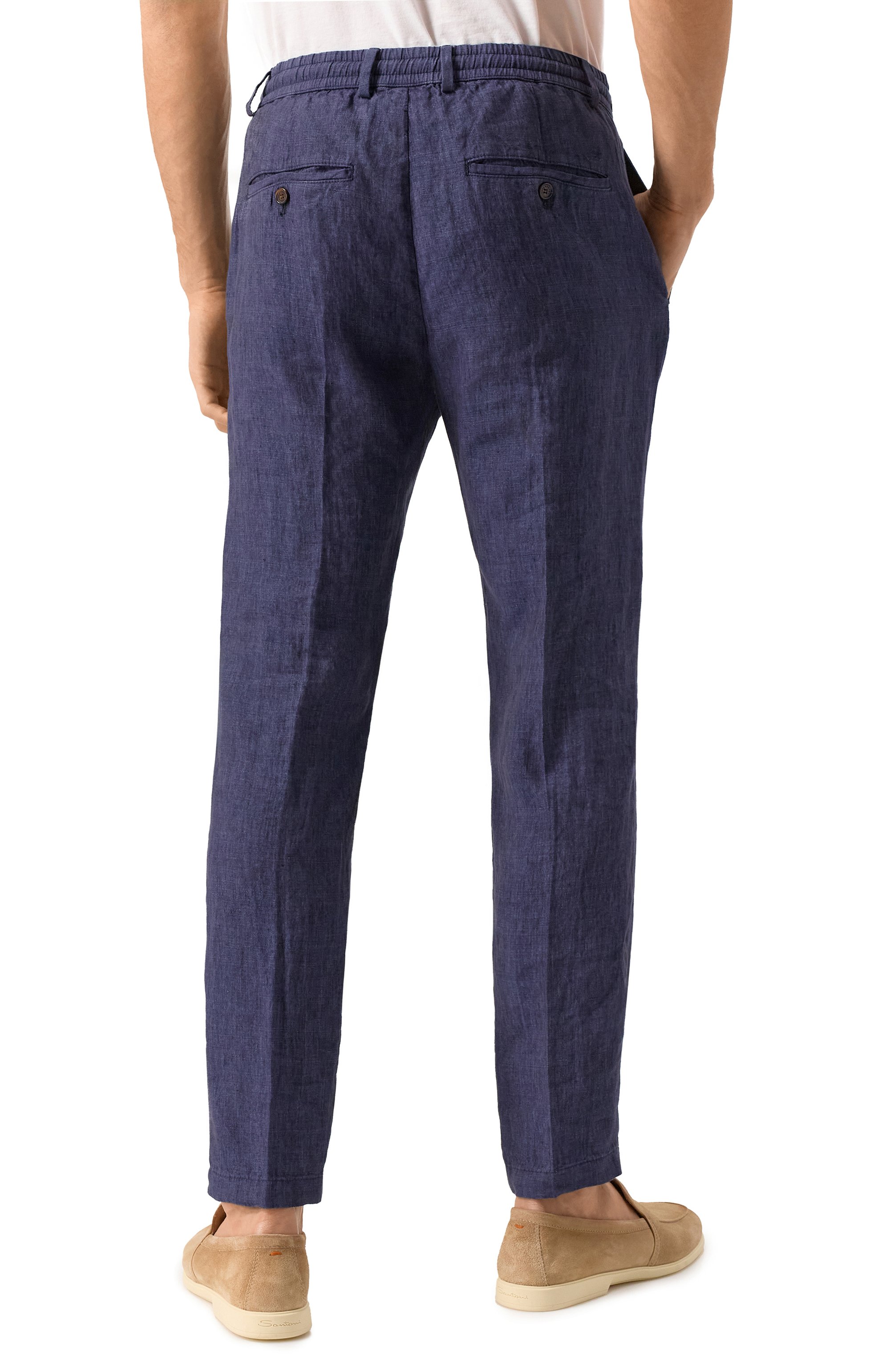 Льняные брюки PAUL&SHARK, арт. 25414041, фото 4