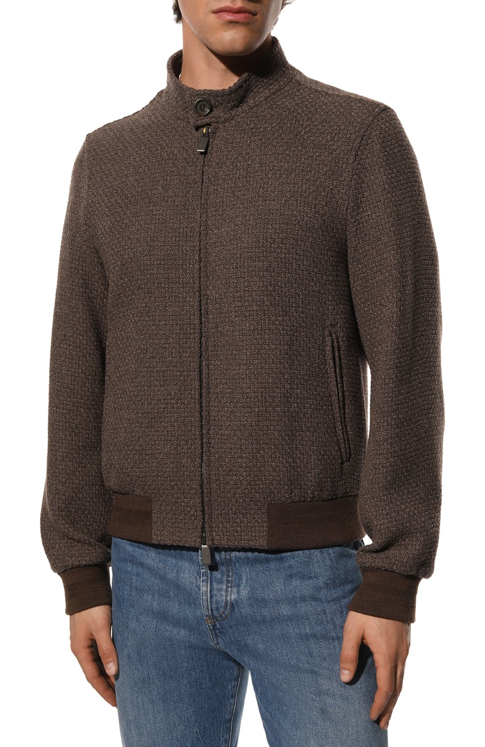 Бомбер из шерсти и кашемира CANALI, арт. 040753/SG02533, фото 3