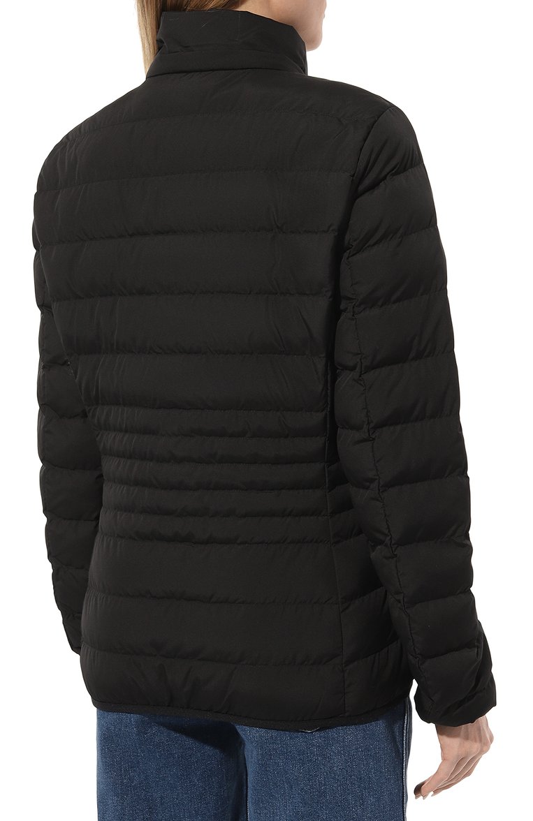 Женская утепленная куртка EA 7 черного цвета, арт. 8NTB23/TNF8Z | Фото 7 (Кросс-КТ: Куртка, Утепленный; Рукава: Длинные; Материал внешний: Синтетический материал; Материал сплава: Проставлено; Материал подклада: Синтетический материал; Драгоценные камни: Проставлено; Длина (верхняя одежда): Короткие; Стили: Кэжуэл)