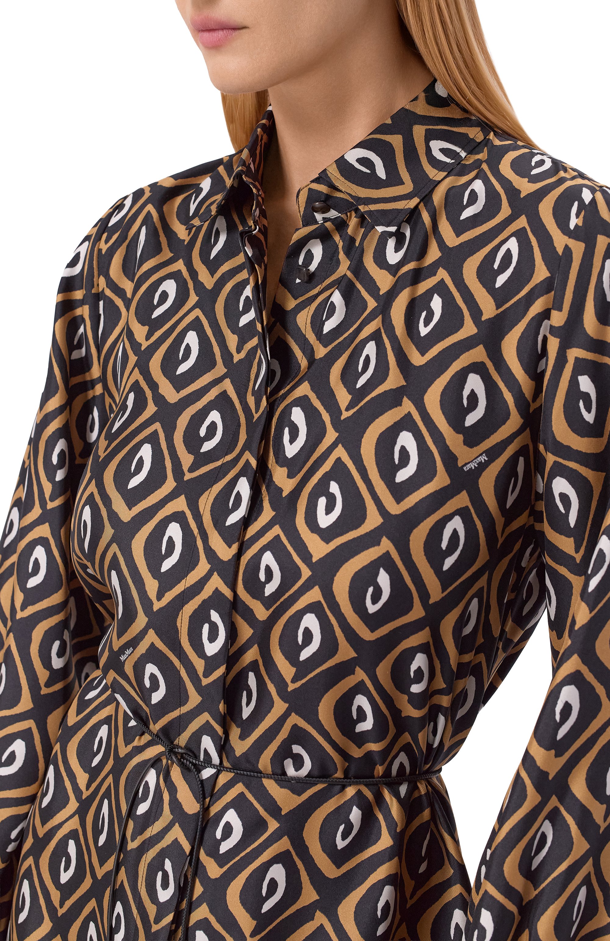 Шелковое платье MAX MARA, арт. MXMGIARA, фото 4