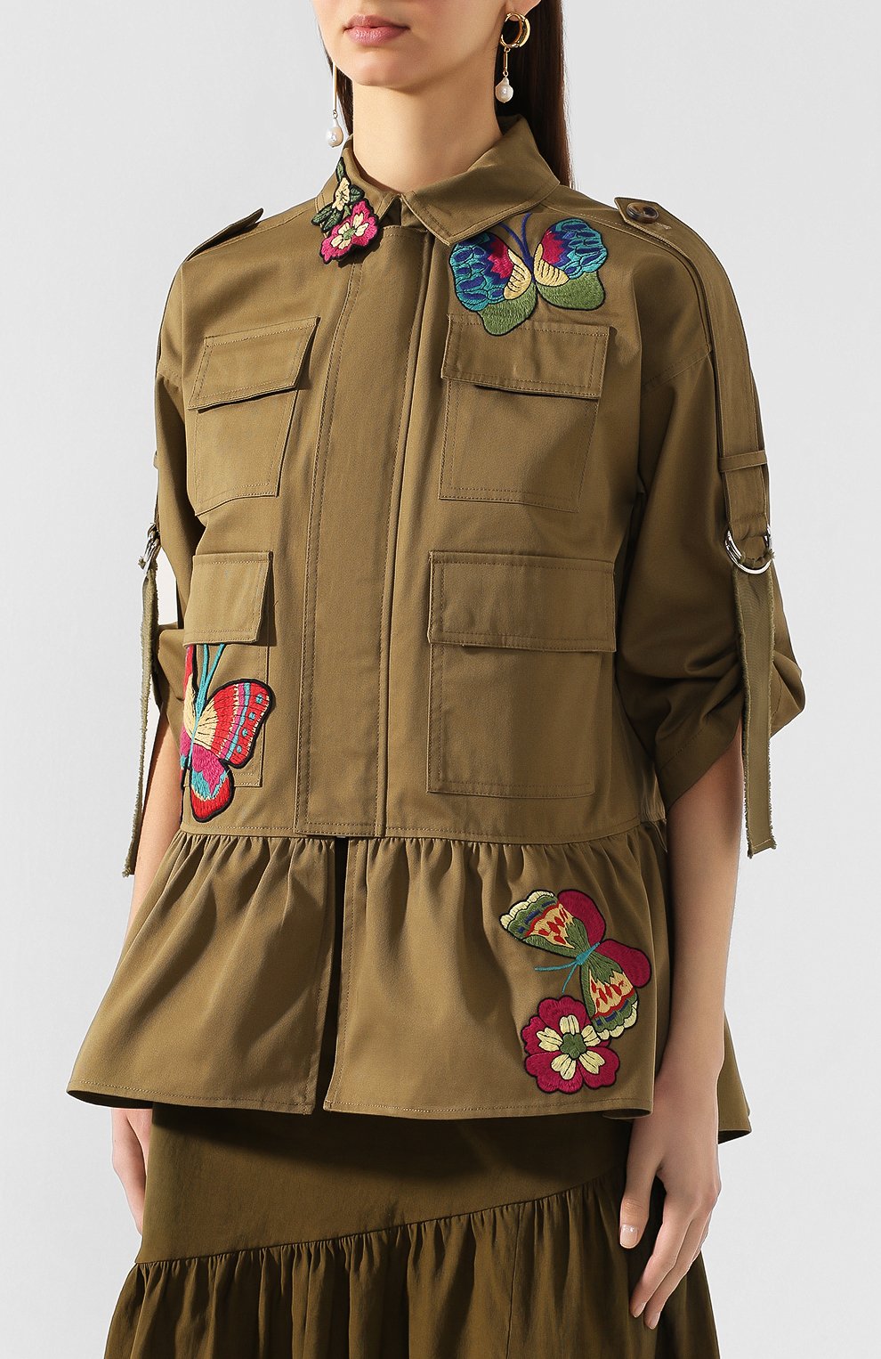 Хлопковая куртка REDVALENTINO, арт. TR0CI00W/51J, фото 3