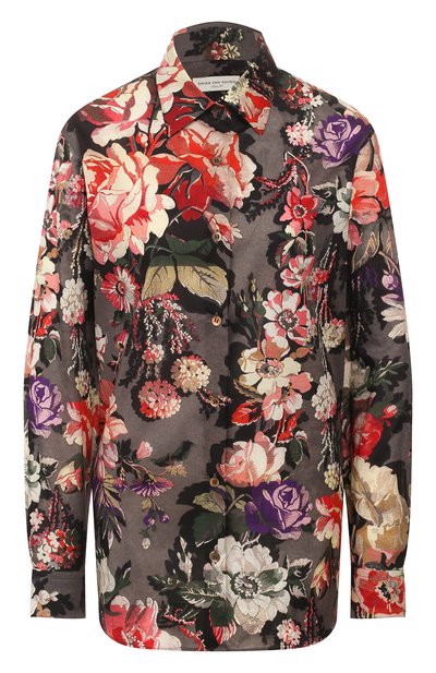 Хлопковая рубашка DRIES VAN NOTEN, арт. 201-30758-9400, фото 1