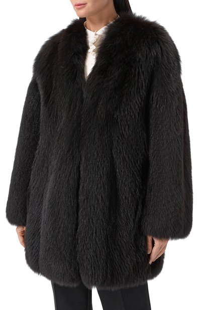 Шуба из лисы GIULIA GURMAN, арт. J3B42, фото 3