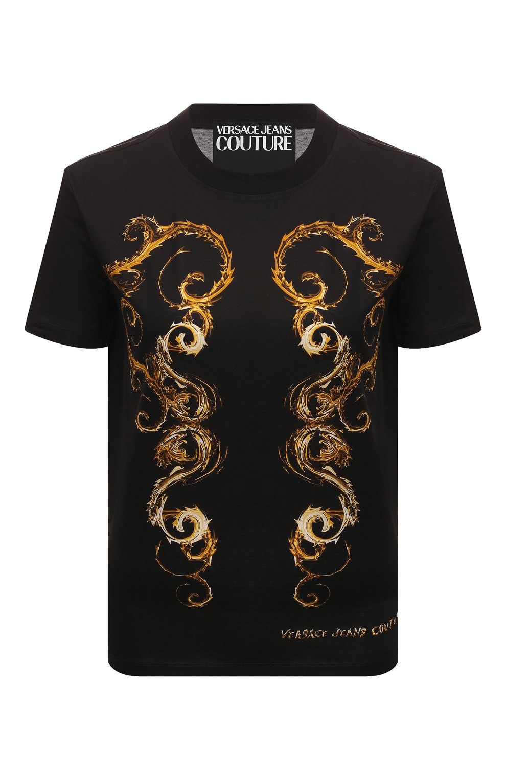 Хлопковая футболка VERSACE JEANS COUTURE, арт. 77HAH6P3/JS424, фото 1