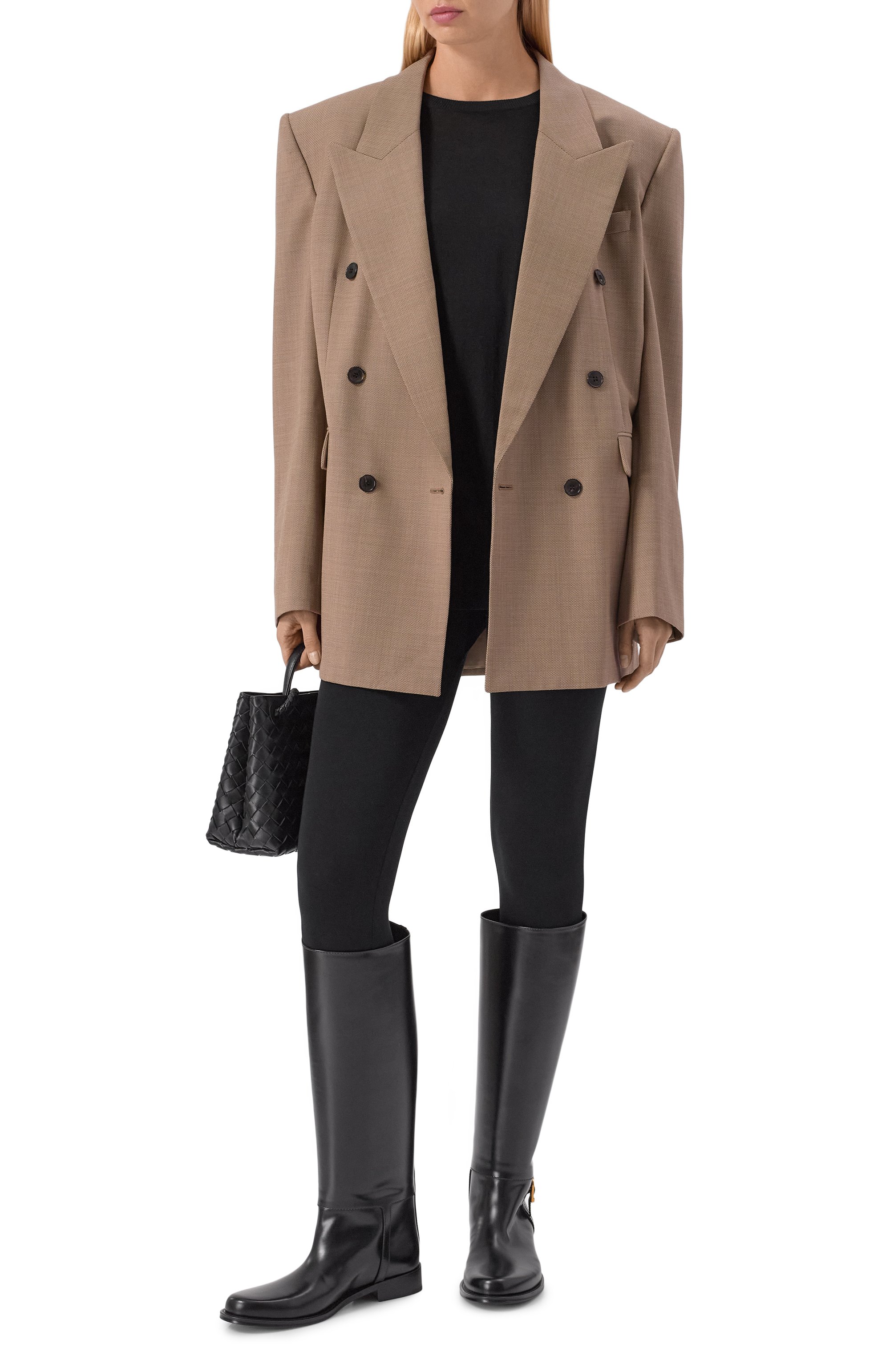 Кожаные сапоги julia SAINT LAURENT черного цвета по цене 215000 руб., арт. 840698/AAEHR, фото 3 Кожаные сапоги julia SAINT LAURENT, арт. 840698/AAEHR, фото 3