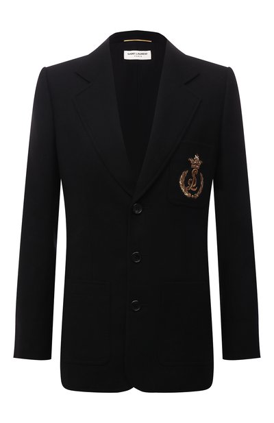 Шерстяной жакет SAINT LAURENT, арт. 669592/Y514F, фото 1