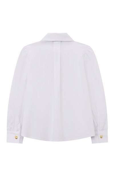 Хлопковая блузка MOSCHINO, арт. HDC01M/N0Z73/4A-8A, фото 2