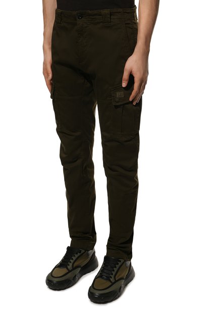 Хлопковые брюки-карго C.P. COMPANY, арт. 12CMPA057A-005694G, фото 3
