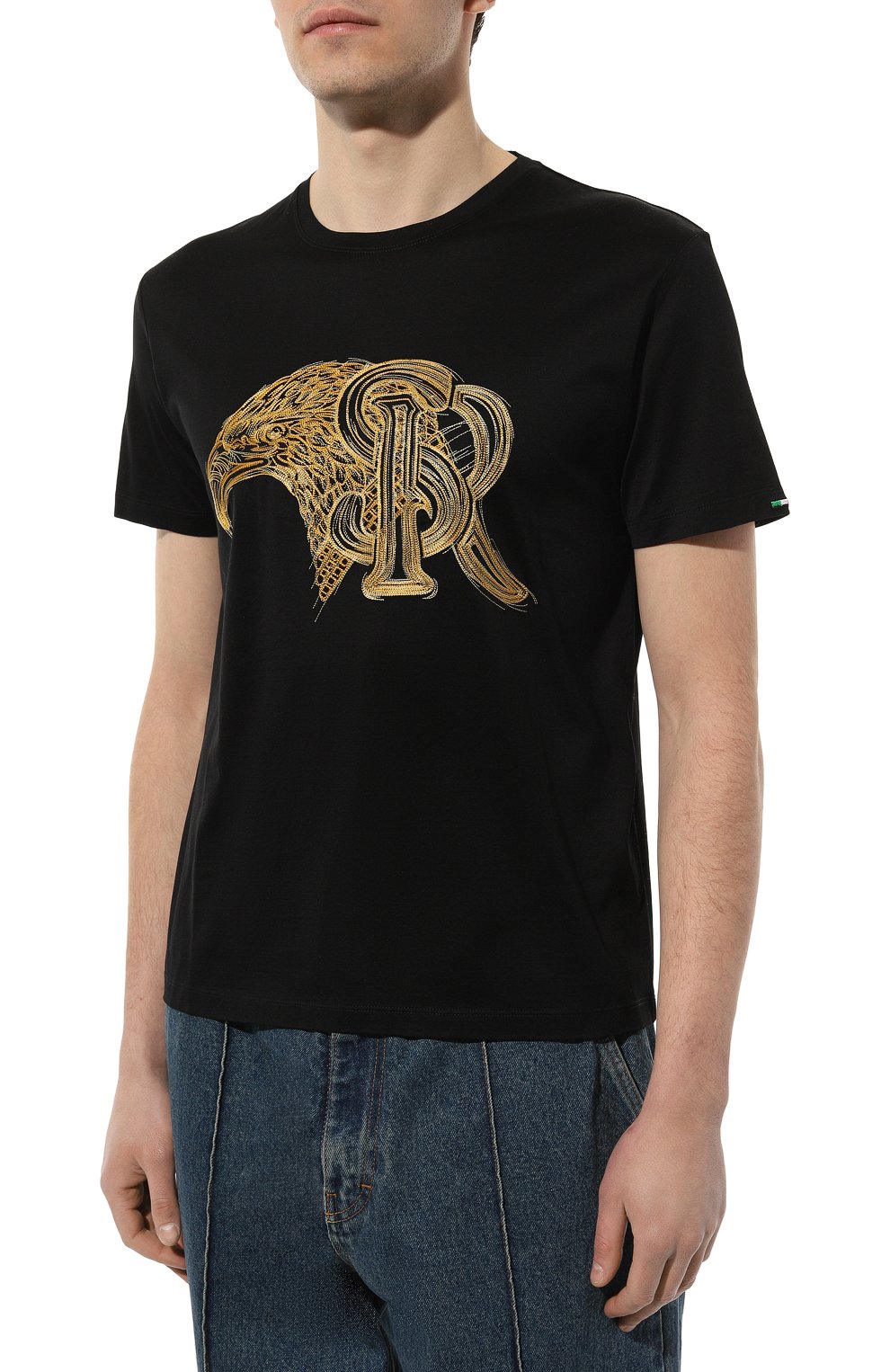 Хлопковая футболка STEFANO RICCI, арт. MNH3302610/TE0001, фото 3