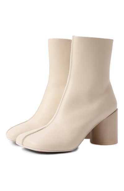 Женские кожаные ботильоны stitch-out MM6, арт. S59WU0249/P5000