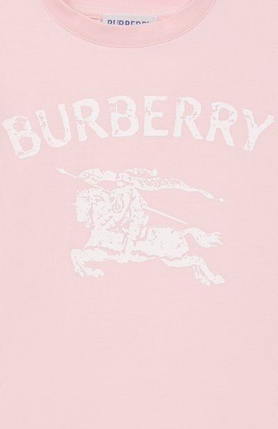 Хлопковая футболка BURBERRY, арт. 8117800, фото 3