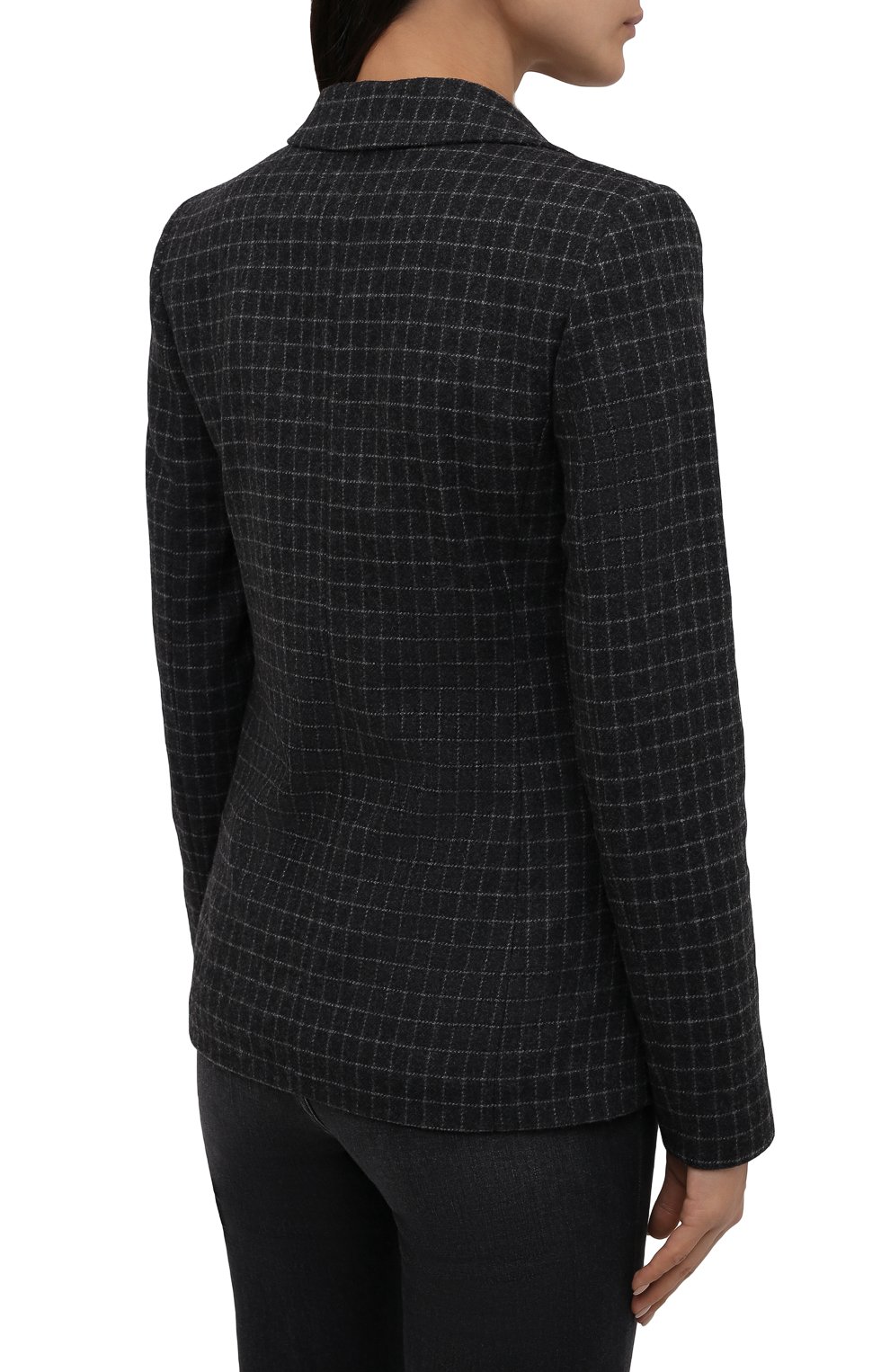 Жакет EMPORIO ARMANI серого цвета по цене 66700 руб., арт. 6K2G76/2N9AZ, фото 4 Жакет EMPORIO ARMANI, арт. 6K2G76/2N9AZ, фото 4