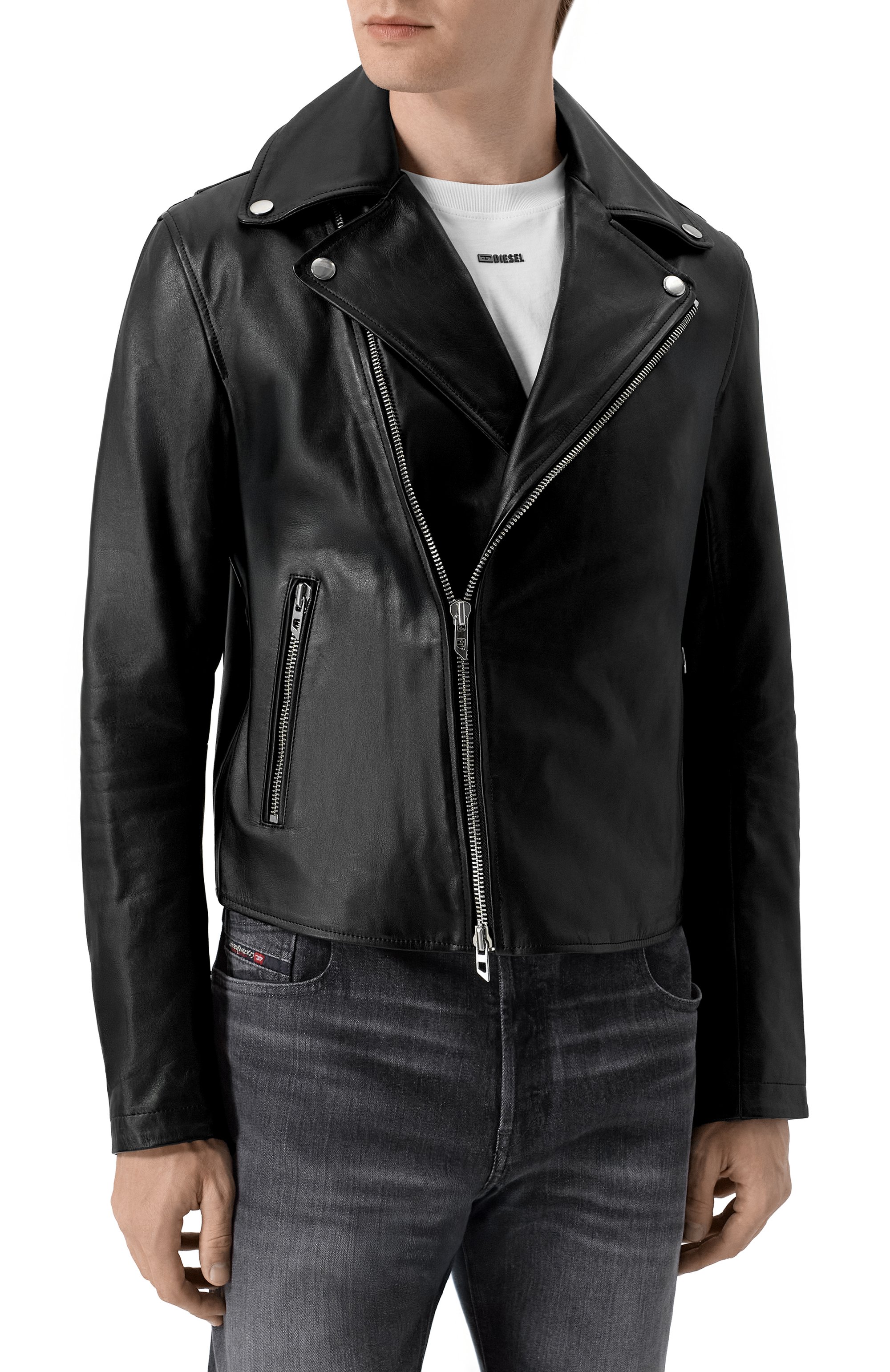 Кожаная куртка DIESEL, арт. A20462/0CECH, фото 3