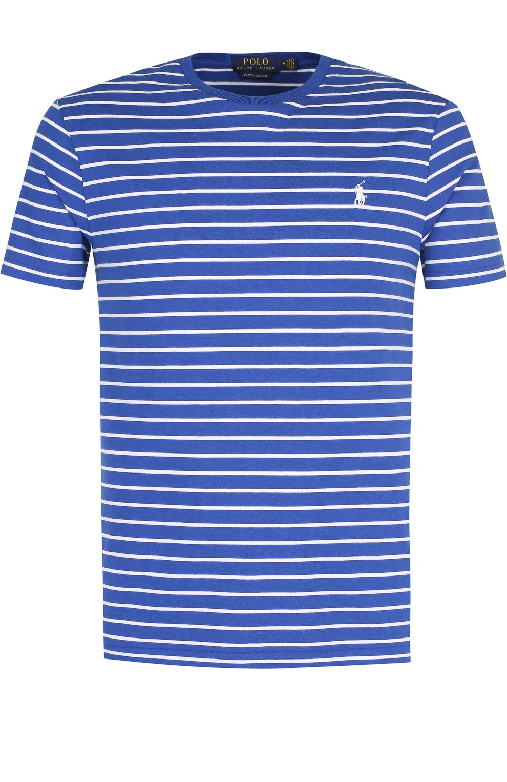 Хлопковая футболка в полоску POLO RALPH LAUREN, арт. 710671463, фото 1